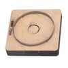 Leather Cutting Die 75mm Dia Round Shaped Manual Punching Molds