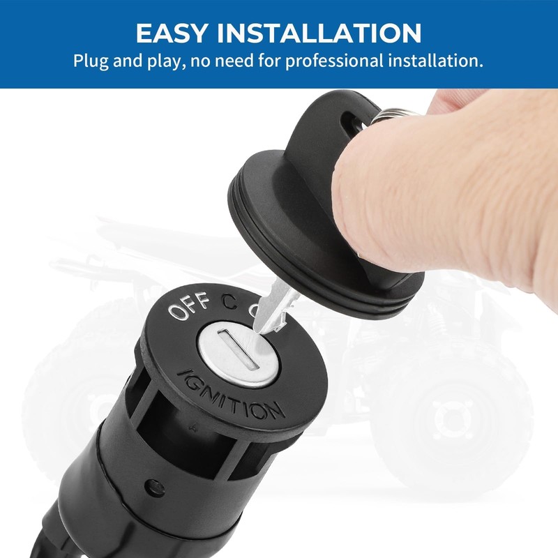 M MATI Ignition Key Switch Main Switch for Yamaha YFZ50