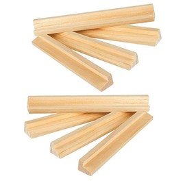 FOYTOKI 8Pcs Domino Holders Racks Domino Board Game Tray Wood Domino Holder Wood Domino Racks Domino Train Trays Mahjong Table Portable Deck displaying Holder Little Mahjong Wooden Child