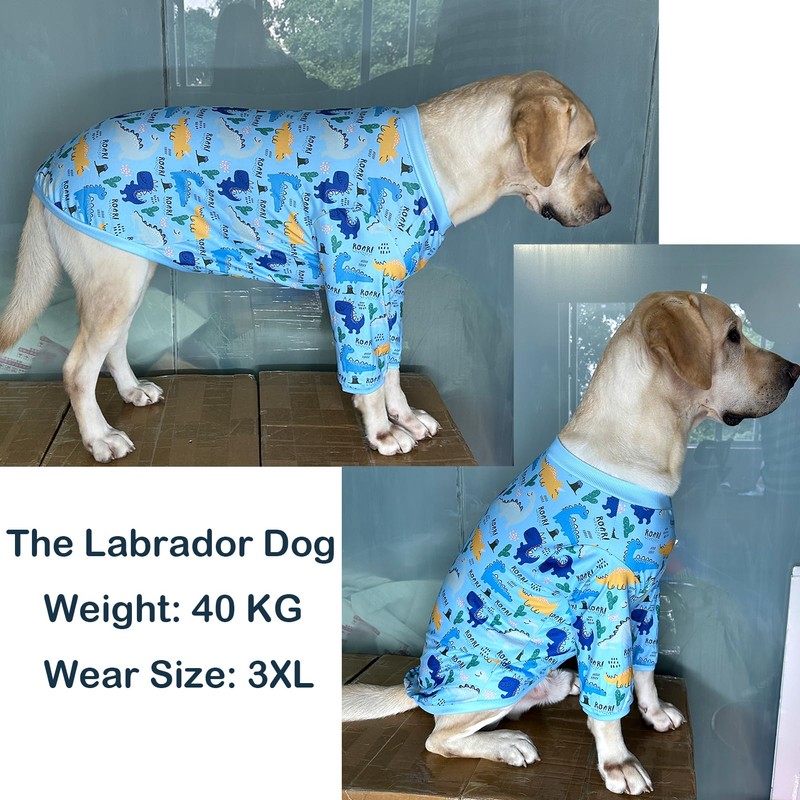 PriPre Dinosaur Dog T Shirts Cute Dinosaur Pattern Printed Apparel