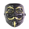 Set of 4 Black V for Vendetta Guy Fawkes Anonymous