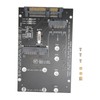 M.2 to SATA Converter Adapter, SATA M.2 + MSATA to