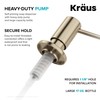 KRAUS Kitchen Soap and Lotion Dispenser in Spot-Free Antique Champagne