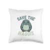 Save the haggis Scottish humour 3 Throw Pillow