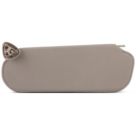 SCITOO Car Sun Visor Assbembly Fit for 1999-2014 for Chevy for Express 1500,1999-2019 for Chevy for Express 2500,2009-2019 for GMC for Savana 4500 Beigh Without Sunroof(Left Driver Side)