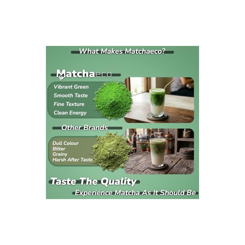 Matchaeco Smooth Ceremonial Grade Matcha Powder 50g