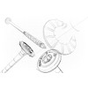 Simpson Strong-Tie SDWS221000DB-R50 Strong-Drive SDWS Timber Screws (Exterior Grade), 0.220