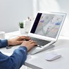 POWERSUP Laptop Stand for Desk, Adjustable Laptop Stand with 8