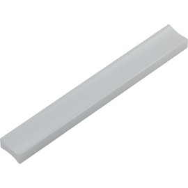 Sun Chain Agrios LA Handle 128 mm, Width 140 mm, Flat Handle for Cabinets and Drawers, Brushed Aluminium