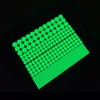 1 Sheet Glow in The Dark Wall Stickers, 408Pcs Removable
