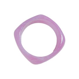 Chunky Colorful Transparent Acrylic Resin Wrap Bangle Tortoiseshell Irregular Geometric Wristbands Cuff Bangle Bracelet for Women Statement Jewelry-pink