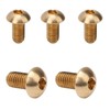 50Pcs Round Hex Socket Screw Copper Fastener Hardware Tools Industrial