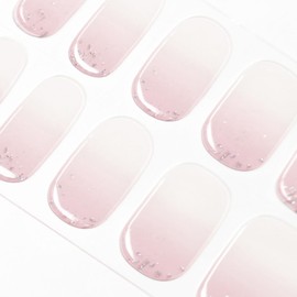 DANNI&TONI Gel Nail Seal, Gradient, Colorful Glitter, Upside Down French Nail Seal, Hardening Type, Nail Reinforcement Protection, Waterproof, 2 Weeks Long, SGS Certified, Allergen Reduction, Nail