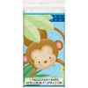 Unique Party 49743 - Plastic Boy Monkey Baby Shower Tablecloth,