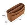 Vercord Felt Organizer Insert For Purse Handbag Tote Bag In