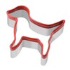 Dog Cookie Cutters Set, 3 Pieces Dog Bone Biscuit Cutters,