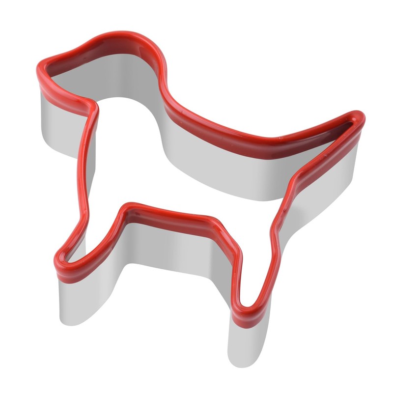 Dog Cookie Cutters Set, 3 Pieces Dog Bone Biscuit Cutters,