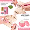 DNSGOOR Lash Extension Kit Professional Eyelash Extensions Supplies Training for