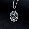 Seiyang St Joseph Necklace Patron Religious Protector Necklace Sterling Silver
