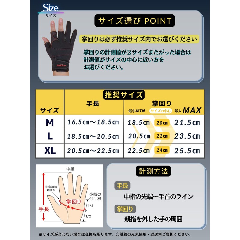 Wild Scene Fishing Gloves, Fingerless, Thermal, Neoprene & Polyurethane Material