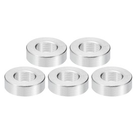 PATIKIL M8 Stainless Steel Spacers, 5Pcs Metal Spacer Stainless Steel 8.2mm ID x 16mm OD x 5mm L Stainless Steel Spacer Screw Standoff for 5/16" or M8 Screw
