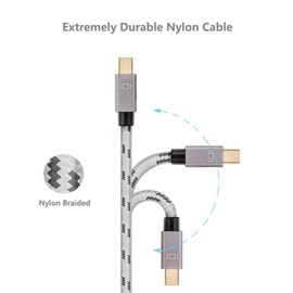 SNANSHI Mini DisplayPort auf HDMI Adapter (Thunderbolt 1/2) (Mini DP) to HDMI Converter für MacBook Air/Pro, Mac Mini, iMac, Surface Pro, Monitor/TV/Projector