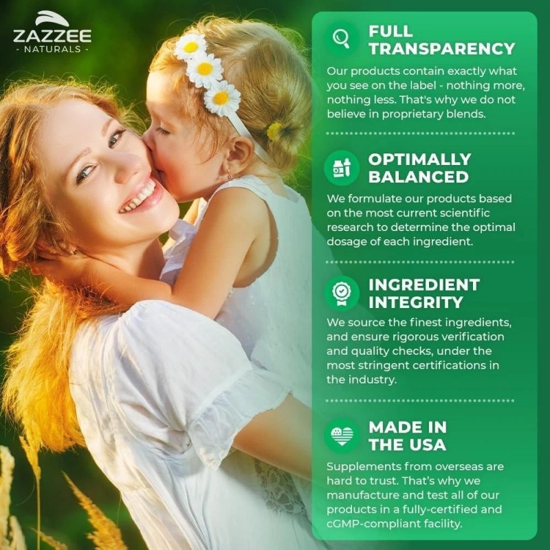 Zazzee Myo-Inositol Powder, 3 Month Supply, 92 Servings, 2000 mg
