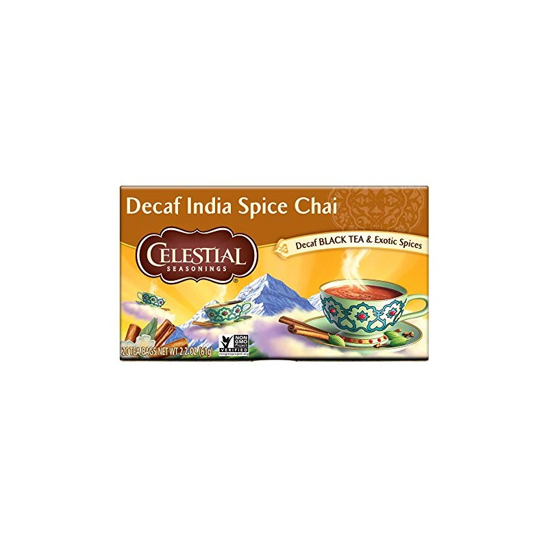 Celestial India Spice Chaidecafe 20 Bags