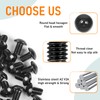 SUPAWAY M5 x 8 mm Rounded Head Screws with Hex