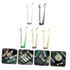 MAGICLULU 5Pcs Multi Function Stainless Steel Serving Tongs Non Slip