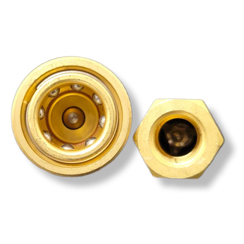 2Sets 1/4" Brass Quick Disconnect Coupler Carpet Cleaning Extractor Wands