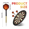 Iridsmole 12 Pcs Steel Tip Darts, Professional Metal Darts 18