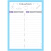 PRICARO Einkaufsliste Allerlei, magnetisch, hellblau, A6, 25 Blatt, 5 Stück