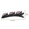 QIUTIMIY Set of 4 Rhinestone Flower Hair Clips with Sparkling
