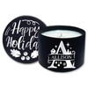 Custom Monogram Happy Holidays Premium Scented Candle