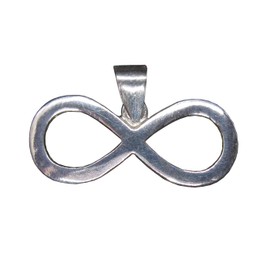 Sterling Silber Anhänger Charms Unendlichkeitssymbol Echte Solid Punziert 925