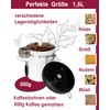 Pro@Home43® - Coffee Canister Airtight 500 g - White -