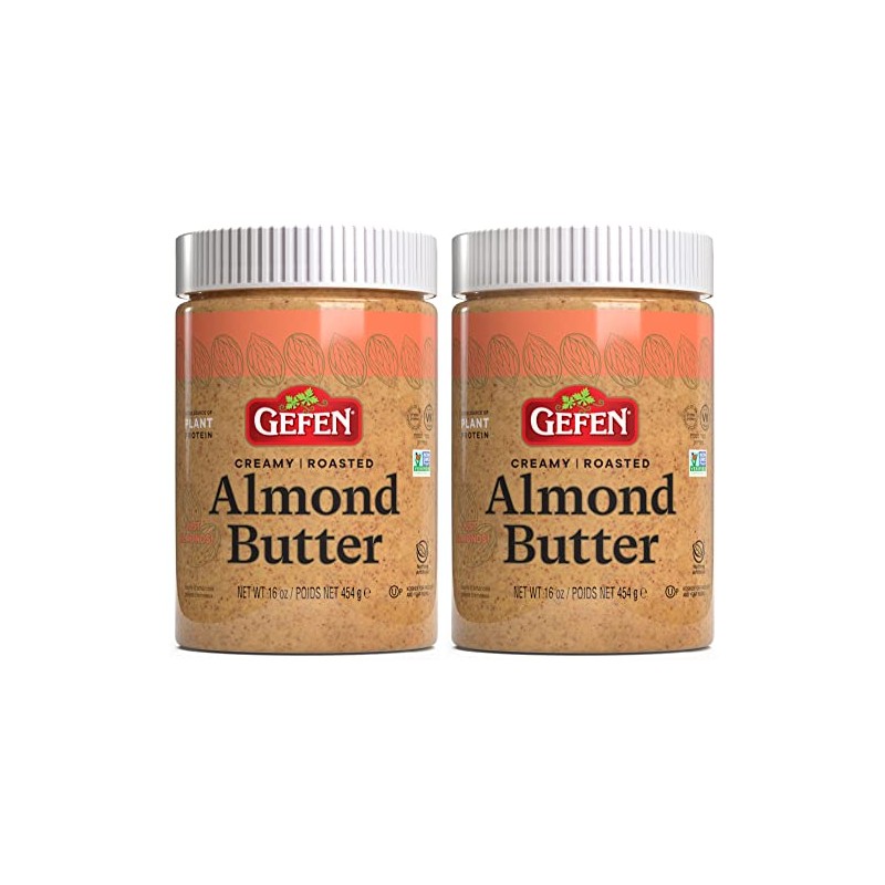 Gefen Pure Roasted Almond Butter, 16oz (2 Pack) Just One