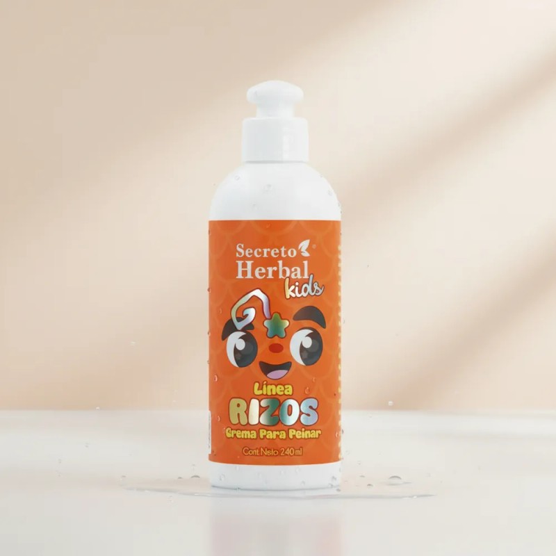 Crema Para Peinar Kids Rizos Secreto Herbal 240ml