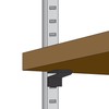 Prime-Line U 10173 Nickel Plated Metal Strip Lock Style Shelf