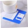 Ciieeo 6Pcs Writable Floppy Disk Coasters Heat Insulation Tableware Pads