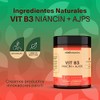 Vitamina B3 Niacina y Ajo. Con 120 capsulas de 500mg