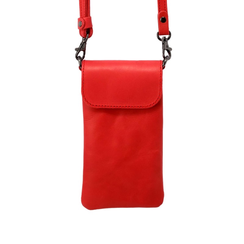 Anon SS-B001 Oiled Leather, Smartphone Shoulder (Smartphone Pochette, Smartphone Pouch,