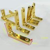 DOITOOL 10PCS 90 Degree Jewelry Box Hinges Side Rail Hinges