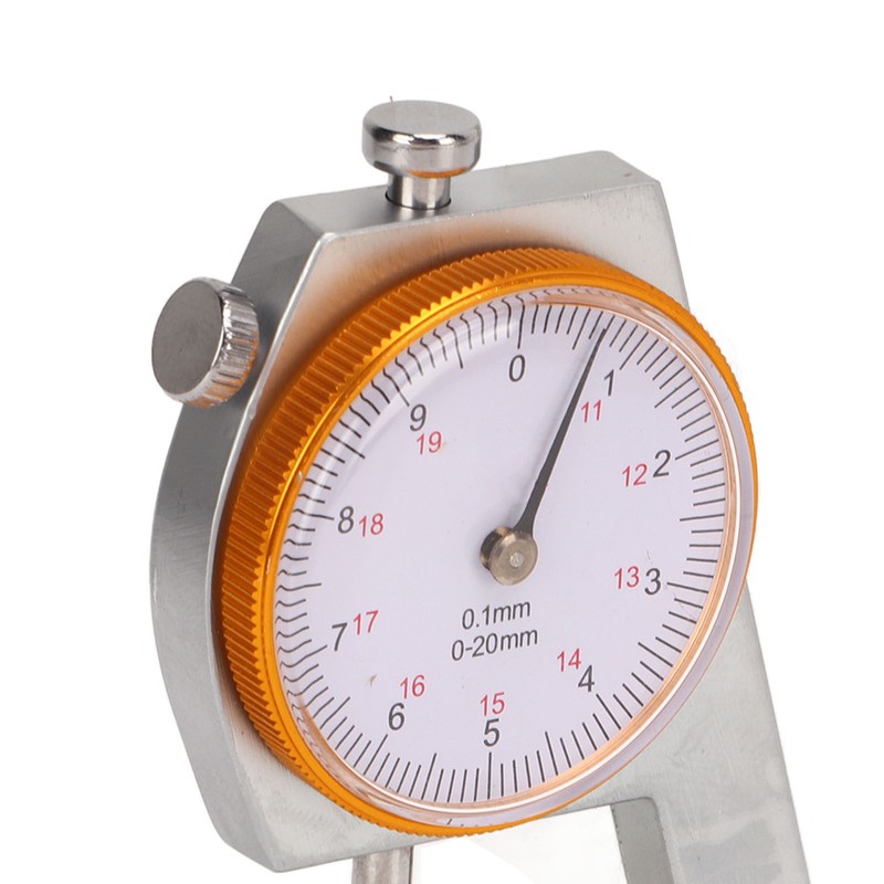 Thickness Gauge Micrometer Meter 0‑20mm 0.1mm Resolution Measuring Tool for