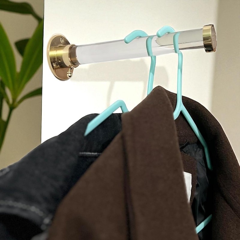 Morco Deco Wall Mounted Clothes Hook – Polished Brass Finish,