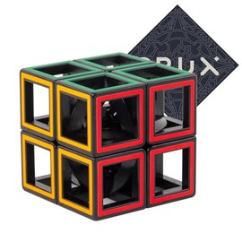 Meffert’s Hollow Cube 2X2X2 Puzzle - Very Difficult Unique 2X2 Cube Style - Includes Crux Sticker