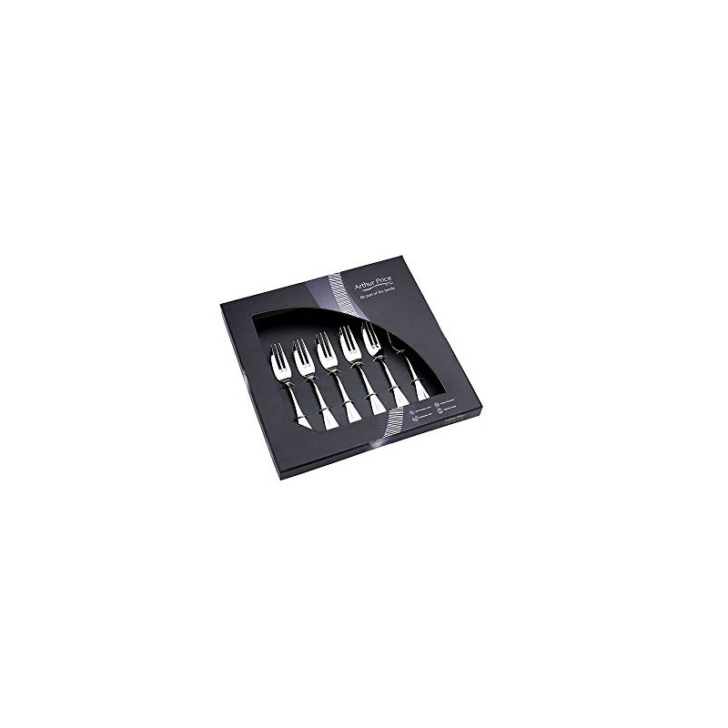 Arthur Price Baguette - Box of 6 Pastry Forks