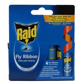 Raid Fly Ribbon Bug & Insect Catcher (4 Pack)