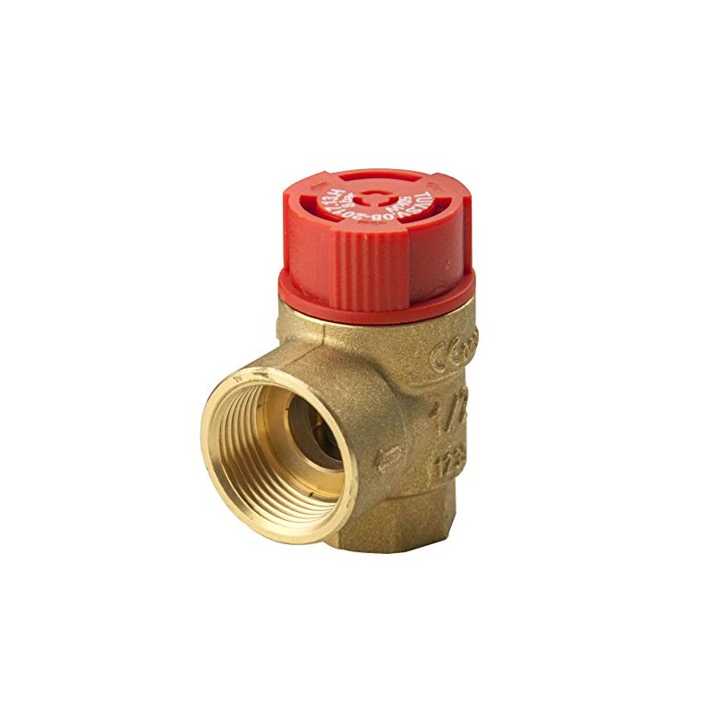 1/2" x 3/4" Safety Pressure Release Relief Reducing Valve FxF